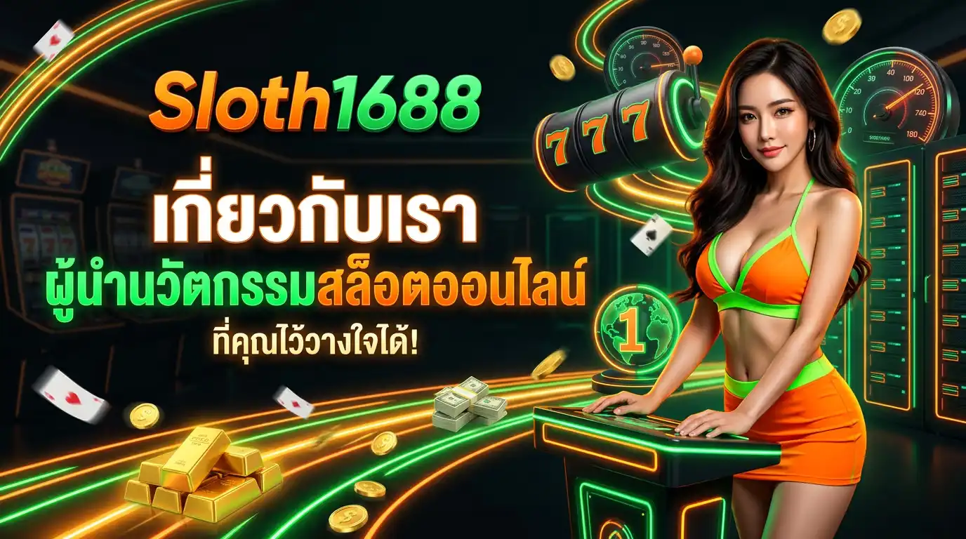 เกี่ยวกับเรา sloth1688 ผู้นำนวัตกรรมสล็อตออนไลน์ที่คุณไว้วางใจได้